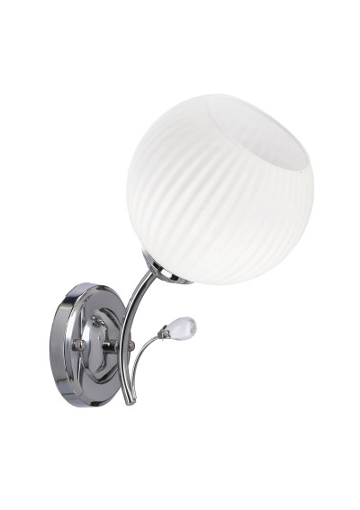 Lampa ścienna Yoko 1xE27 srebrny 20 cm