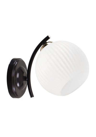 Lampa ścienna Calmo 1xE27 czarny 22 cm