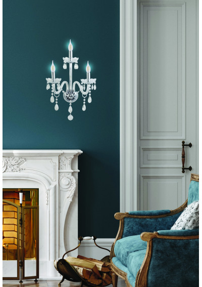 Lampa ścienna E14 3xE14 transparentny 38 cm - zdjęcie produktu 1