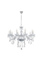 E14 pendant light 10xE14 transparent 78 cm