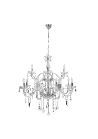Lampa wisząca E14 12xE14 transparentny 78 cm