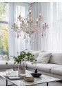 E14 pendant light 12xE14 transparent 78 cm - product image 1