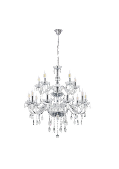 Lampa wisząca E14 15xE14 transparentny 78 cm