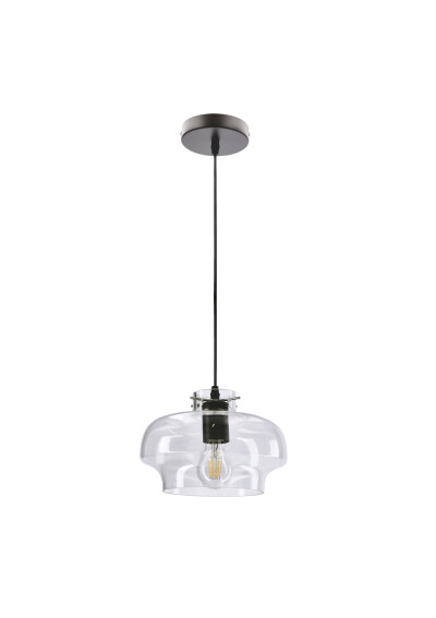 Conissimo pendant light 1xE27 transparent 24 cm