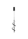 Sprait pendant light 4000 K black 12 cm