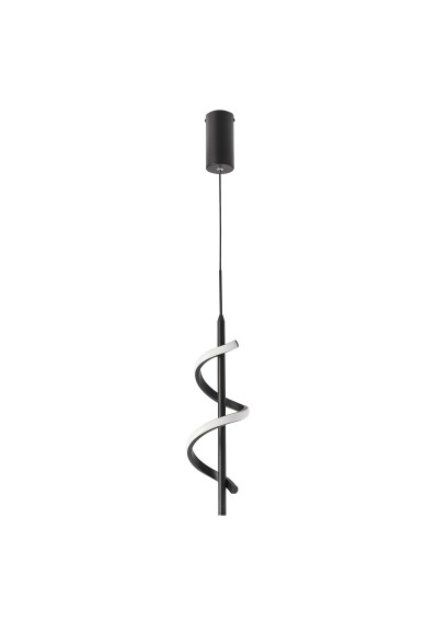 Sprait pendant light 4000 K black 12 cm