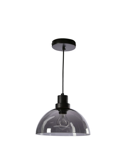 Lampa wisząca Barca 1xE27 czarny 25 cm