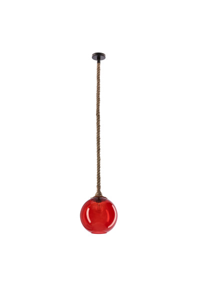 Shedon pendant light 1xE27 red 25 cm