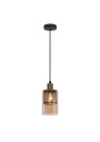 Lampa wisząca Cabi 1xE14 brązowy 10 cm