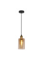 Lampa wisząca Doppio 1xE27 brązowy 10 cm