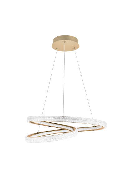 Elio pendant light 32 W LED 3000,45 K gold 48 cm - product image 1