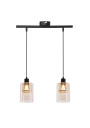 Lampa wisząca Ducato 2xE27 brązowy 45 cm