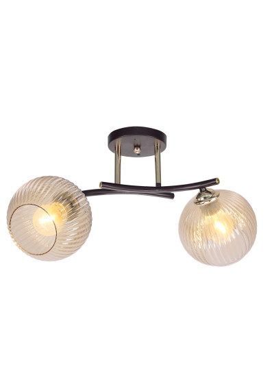 Lampa wisząca Manon 2xE27 brązowy 48 cm