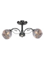Lampa sufitowa Cromat 2xE27 czarny 58 cm