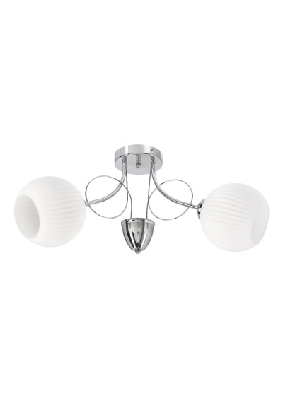 Tartine ceiling light 2xE27 silver 60 cm
