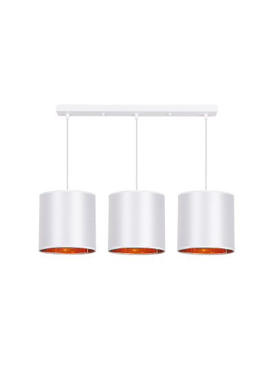 Atlanta pendant light 3xE27 white 72 cm - product image 3