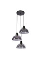 Lampa wisząca Barca 3xE27 szary 47 cm