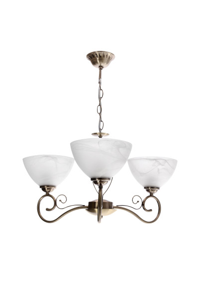 Horizon pendant light 3xE27 gold 57 cm