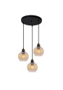 Lampa wisząca Valor 3xE27 czarny 40 cm