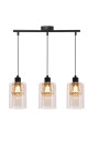 Lampa wisząca Ducato 3xE27 czarny 52 cm