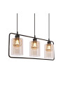 Destro pendant light 3xE27 black 70 cm