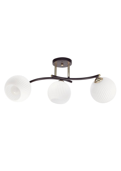 Lampa sufitowa Calmo 3xE27 czarny 65 cm