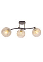 Manon ceiling light 3xE27 black 65 cm