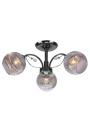 Cromat ceiling light 3xE27 black 58 cm