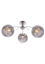 Pinsa ceiling light 3xE27 silver 56 cm