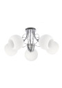 Tartine ceiling light 5xE27 silver 60 cm