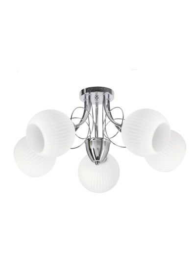 Tartine ceiling light 5xE27 silver 60 cm