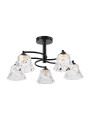 Sudan pendant light 5xE27 black 57 cm