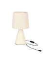 Satti table lamp 1xE14 beige 13 cm - product image 2