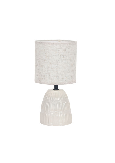 Lampa stołowa Lesi 1xE14 beżowy 14 cm