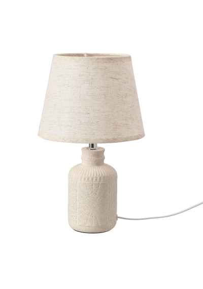 Lampa stołowa Mori 1xE14 szary 20 cm