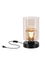 Lampa stołowa Ducato 1xE14 czarny 12 cm