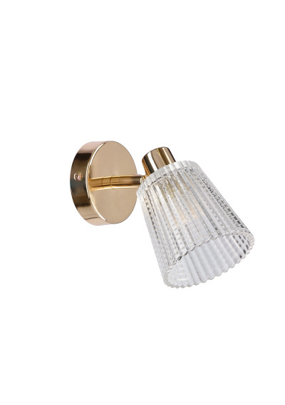 Baron wall light 1xG9 gold 17 cm