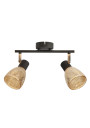 Axel ceiling light 2xE14 black 40 cm