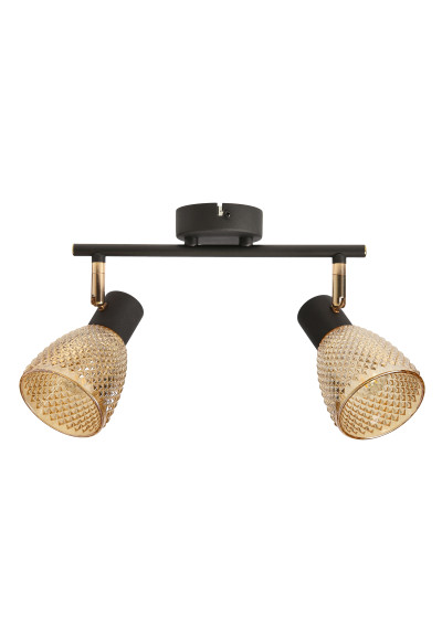 Axel ceiling light 2xE14 black 40 cm