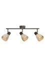 Axel ceiling light 3xE14 black 59 cm