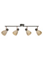 Axel ceiling light 4xE14 black 79 cm