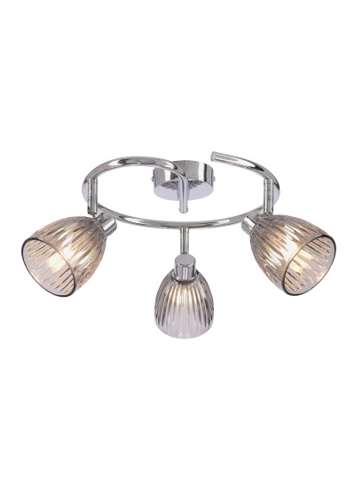 Jeffrey pendant light 3xG9 silver 42 cm