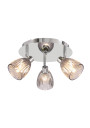 Jeffrey ceiling light 3xG9 silver 36 cm