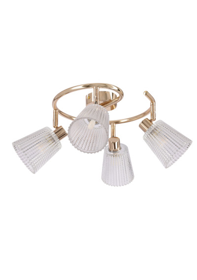 Lampa sufitowa Baron 4xG9 złoty 42 cm