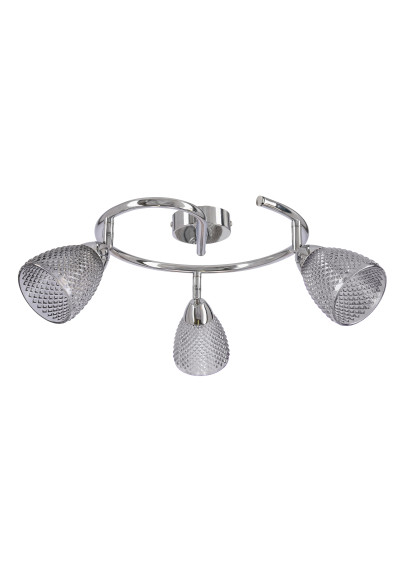 Estello ceiling light 3xG9 silver 52 cm
