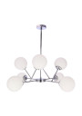 Belweder pendant light 8xE14 silver 80 cm