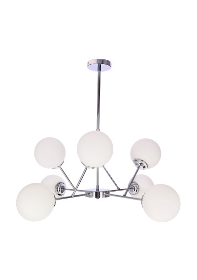 Belweder pendant light 8xE14 silver 80 cm