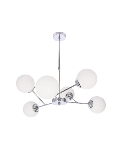 Belweder pendant light 6xE14 silver 64 cm