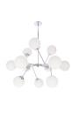 Belweder pendant light 12xE14 silver 84 cm