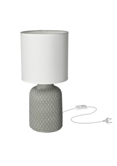 Lampa stołowa Iner 1xE14 szary 15 cm - zdjęcie produktu 3